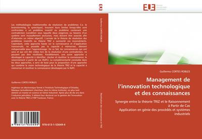 Management de l’’innovation technologique et des connaissances