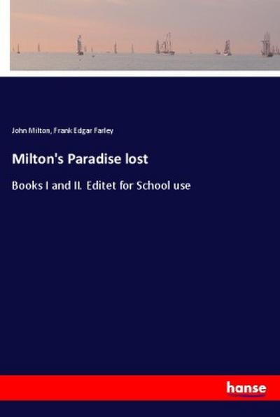 Milton’s Paradise lost