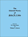The Selected Works of John W. Cahn