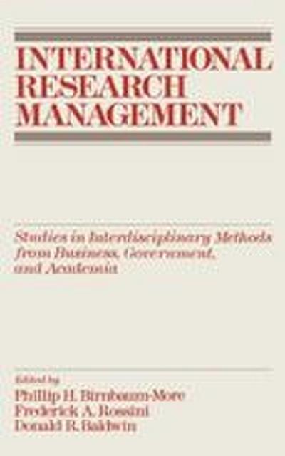 International Research Management