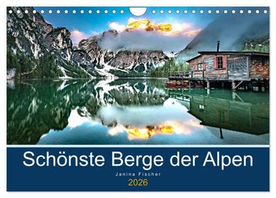 Schönste Berge der Alpen (Wandkalender 2026 DIN A4 quer), CALVENDO Monatskalender