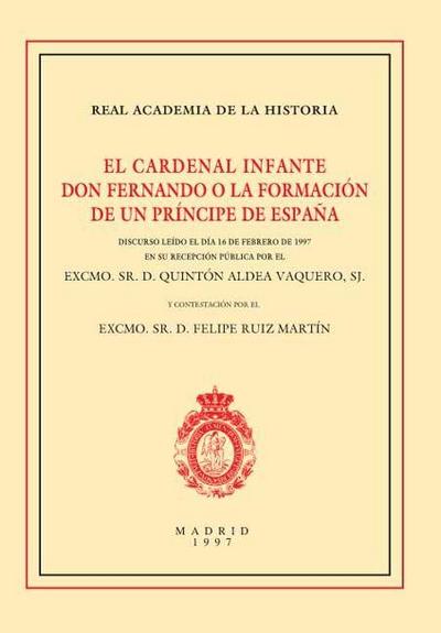Embajadas rivales : la presencia diplomática de España en Italia durante la Guerra de Sucesión. Discurso de ingreso en la Real Academia de la Historia