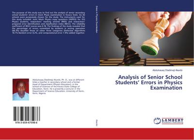 Analysis of Senior School Students’ Errors in Physics Examination