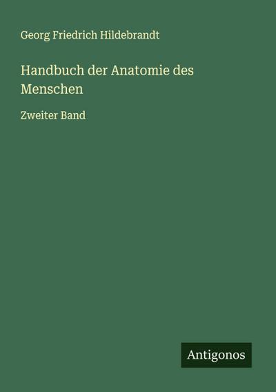 Handbuch der Anatomie des Menschen