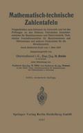 Mathematisch-technische Zahlentafeln