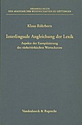 Interlinguale Angleichung der Lexik