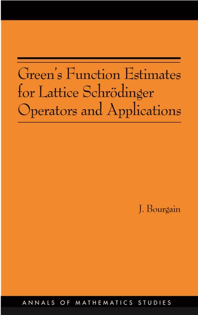 Green’s Function Estimates for Lattice Schrödinger Operators and Applications