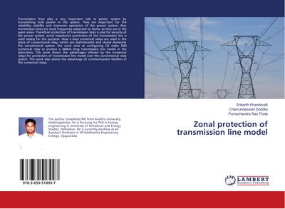 Zonal protection of transmission line model