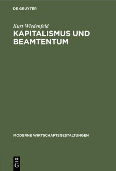 Kapitalismus und Beamtentum