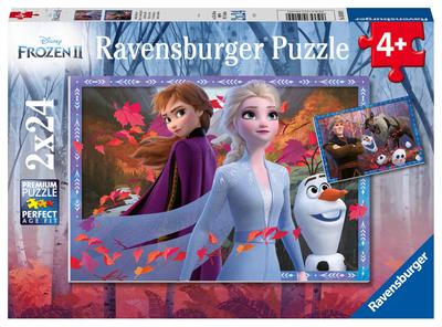 Ravensburger Kinderpuzzle 05010 - Frostige Abenteuer - 2 x 24 Teile
