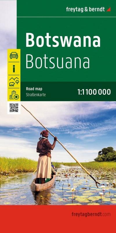 freytag & berndt Straßenkarte Botsuana 1:1,1 Mio.