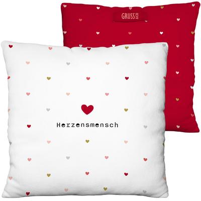 Plüschkissen HERZENSMENSCH