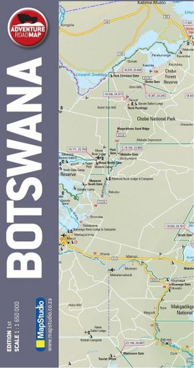 Botswana  1 : 1 650 000