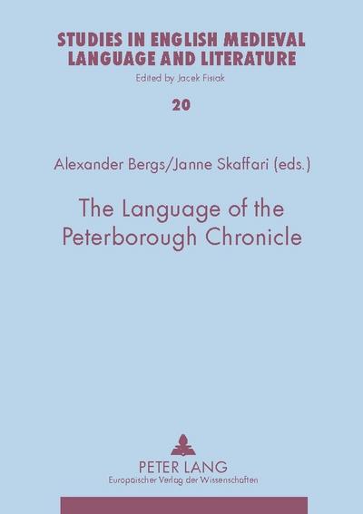 The Language of the Peterborough Chronicle