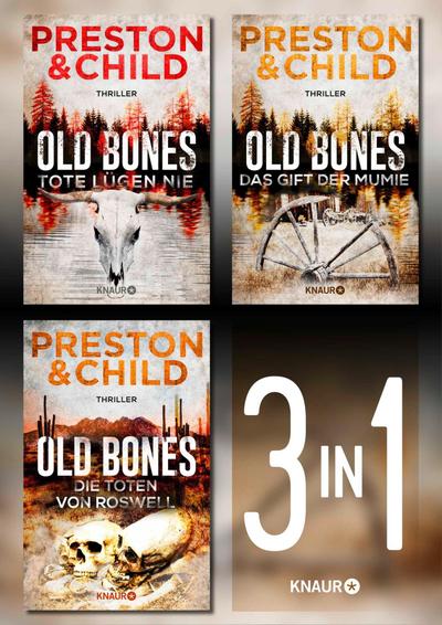 Old Bones Band 1-3. Das Cold-Case-Thriller-Bundle (eBook, EPUB) - Douglas Preston