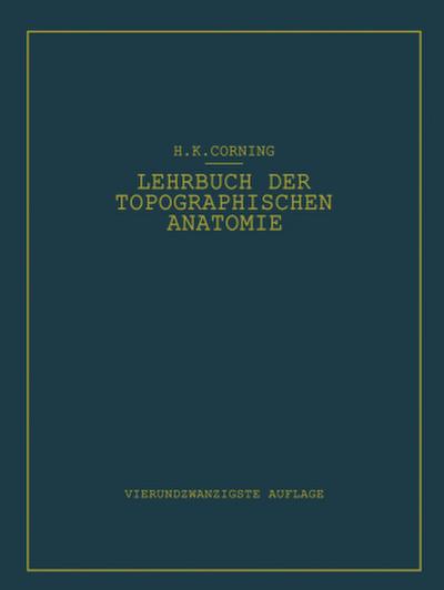 Lehrbuch der topographischen Anatomie