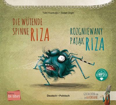 Die wütende Spinne Riza (Deutsch-Polnisch)