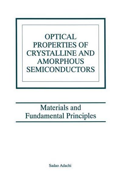 Optical Properties of Crystalline Amorphous Semiconductors: