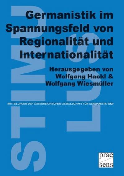 Germanistik im Spannungsfeld von Regionalität und Internationalität