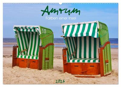 Amrum - Farben einer Insel (Wandkalender 2026 DIN A2 quer), CALVENDO Monatskalender