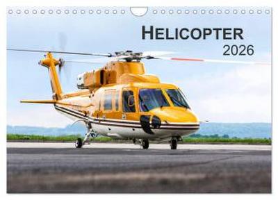 Helicopter 2026 (Wandkalender 2026 DIN A4 quer), CALVENDO Monatskalender