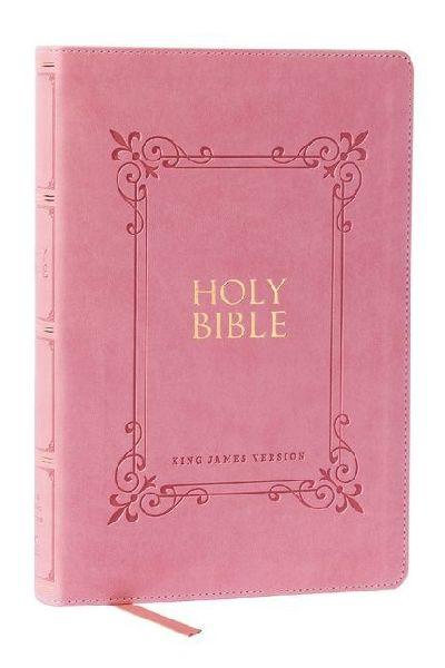 KJV Holy Bible: Large Print with 53,000 Center-Column Cross References, Pink Leathersoft, Red Letter, Comfort Print (Thumb Indexed): King James ... Reference, Red Letter, Comfort Print