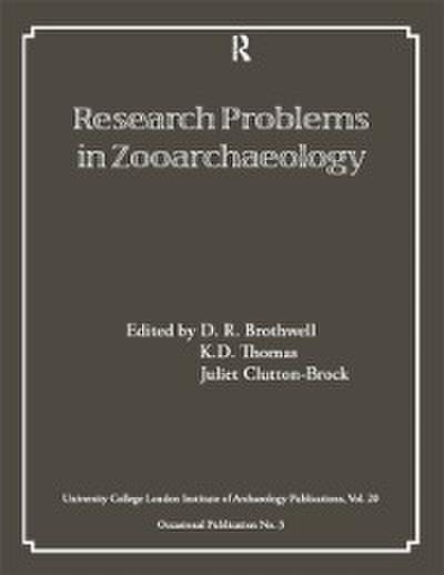 Research Problems in Zooarchaeology