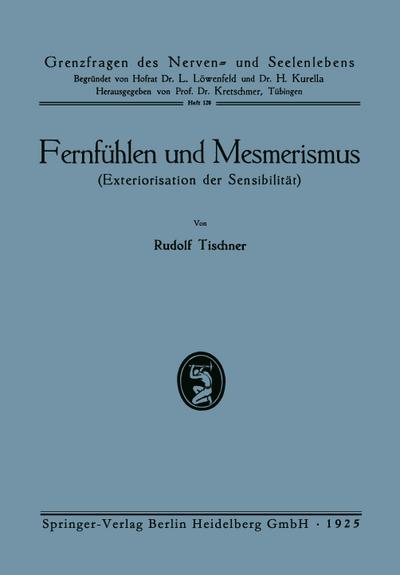 Fernfühlen und Mesmerismus