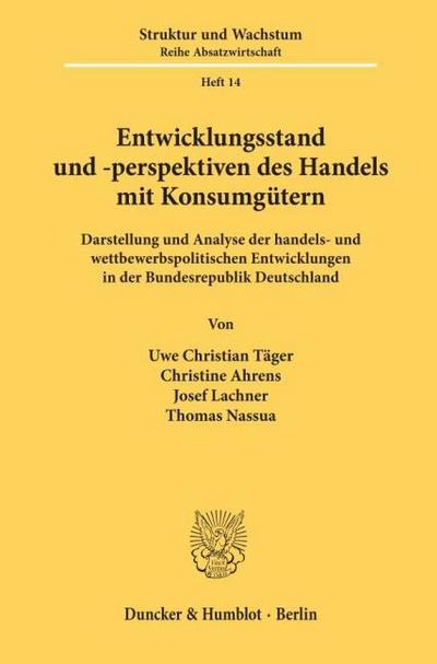 Entwicklungsstand und -perspektiven des Handels mit Konsumgütern.