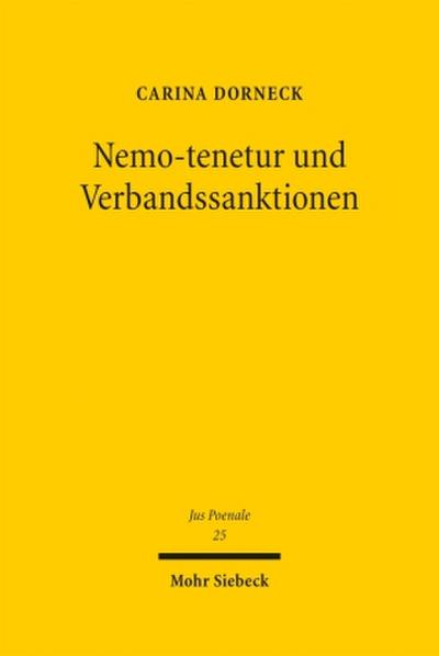 Nemo-tenetur und Verbandssanktionen