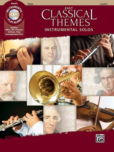 Easy Classical Themes Instrumental Solos, Flute, w. Audio-CD