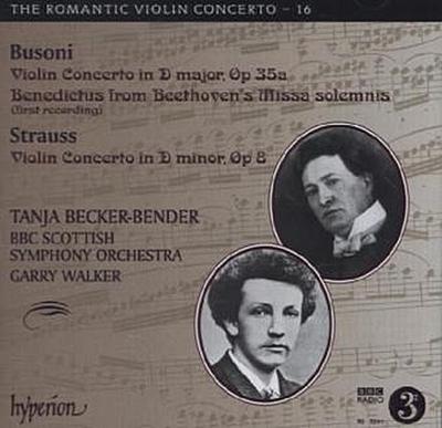 Violinkonzert in D-Dur, Benedictus / Violinkonzert in d-Moll. Vol.16, 1 Audio-CD