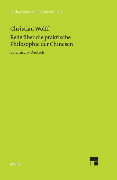 Rede über die praktische Philosophie der Chinesen
