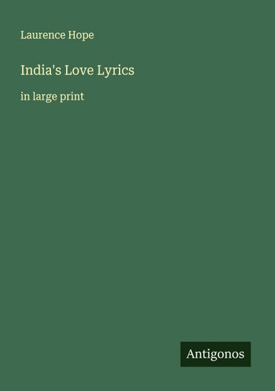 India’s Love Lyrics