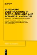 Type Noun Constructions in Slavic, Germanic and Romance Languages