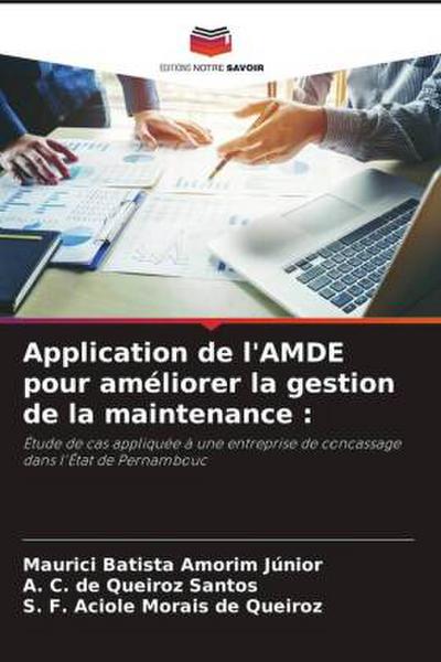 Application de l’AMDE pour améliorer la gestion de la maintenance :