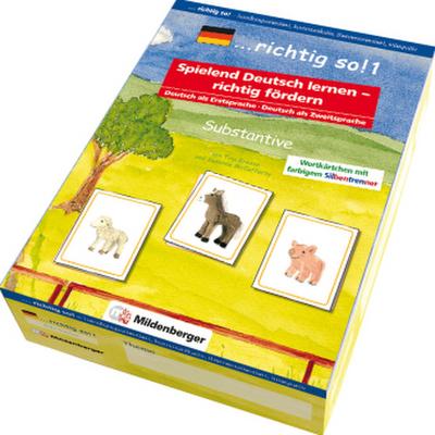 richtig so!, Spielend Vokabeln lernen (Spiel). Tl.1