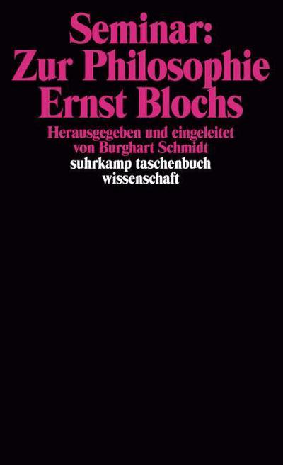 Seminar: Zur Philosophie Ernst Blochs