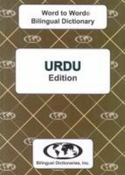 English-Urdu & Urdu-English Word-to-Word Dictionary