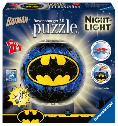 Nachtlicht - Batman 3D Puzzle-Ball 72 Teile