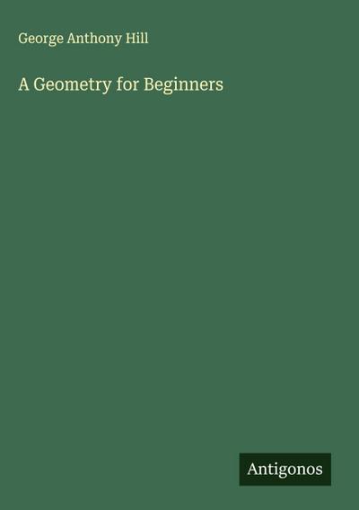 A Geometry for Beginners