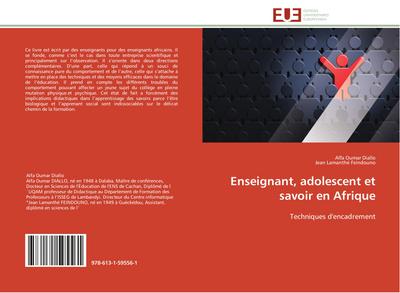 Enseignant, adolescent et savoir en Afrique
