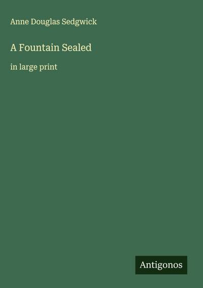 A Fountain Sealed