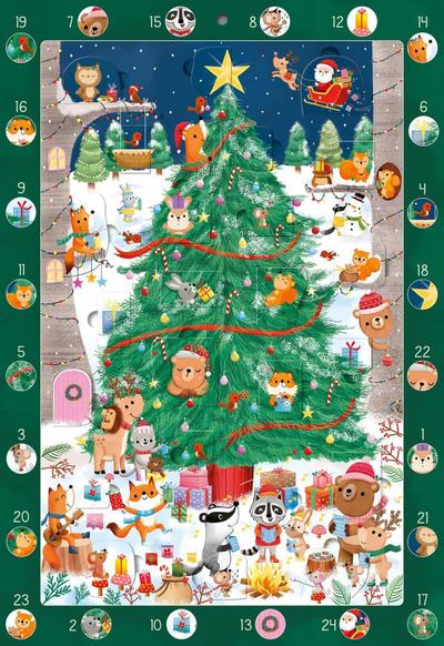 Mein Wimmel-Adventskalender: Kunterbunter Weihnachtsbaum