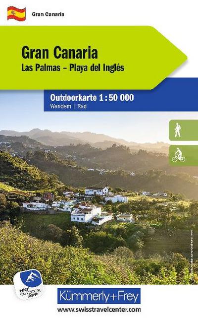 Kümmerly+Frey Outdoorkarte Gran Canaria 1:50.000