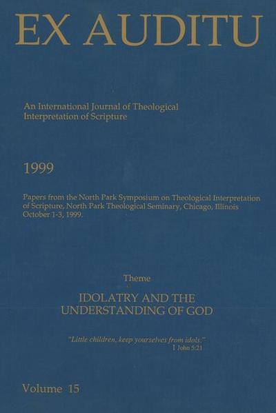 Ex Auditu - Volume 15: An International Journal for the Theological Interpretation of Scripture