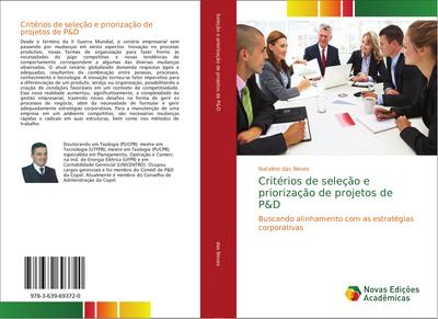 Critérios de seleção e priorização de projetos de P&D