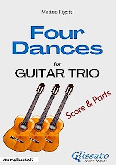 Guitar trio sheet music "Four Dances" (score)