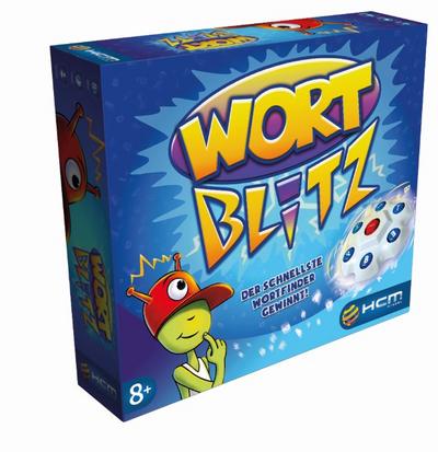 HCM Kinzel 55117 - Wortblitz mit Buchstabentornado, Wissensspiel, verschiedene farben