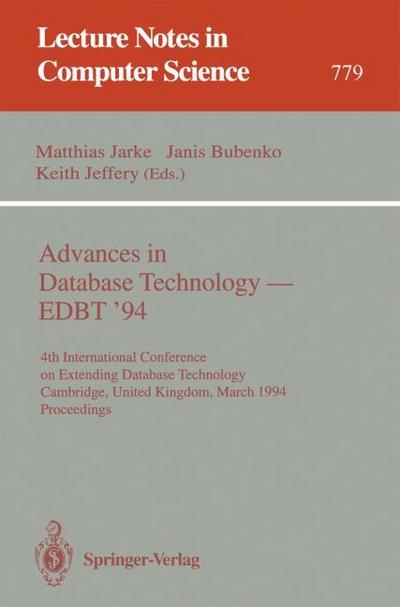 Advances in Database Technology - EDBT ’94